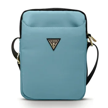 Guess Nylon Triangle Logo soma planšetdatoram līdz 10", gaiši zila