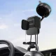 Auto telefona turētājs Dudao F24PLUS ar vakuuma piesūcekni panelim, melns