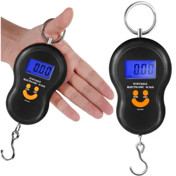 Digitālie piekaramie svari makšķerēšanai un bagāžai 50 kg