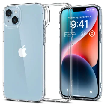 Spigen Ultra Hybrid vāciņš iPhone 14, Crystal Clear