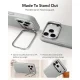 ESR Atelier Kickstand MagSafe vāciņš priekš iPhone 18 Pro / 17 Pro, pelēks