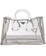 Caurspīdīgs PVC tents 0.4 mm (400 mkr), platums 1.40 m