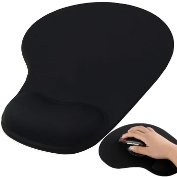 Ergonomisks gēla peles paliktnis ar spilvenu, 23x19 cm| Peles paliktnis ar spilvenu