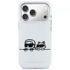 Karl Lagerfeld IML Karl & Choupette MagSafe Vāciņš iPhone 17 Pro, Balts