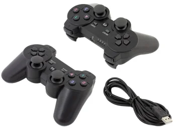 Bezvadu Spēļu Kontrolieris Geimpads Konsole Pults priekš Playstation 3, Melns (1 gab,)| Wireless Game Controller...
