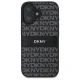 DKNY Texture Pattern Tonal Stripe vāciņš iPhone 16 6.1\", melns