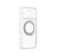 AmazingThing Titan Pro Spin Lens vāciņš iPhone 18 Pro Max ar rotējošu gredzenu un MagSafe, caurspīdīgs