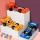 Bakalu koka Formula 1 konstruktors krāsošanai, 3 gab. + krāsas DIY