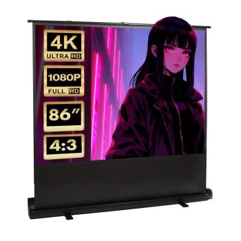 Maclean MC-963 Pārnēsājams projektora ekrāns, 86", 4:3