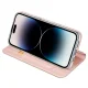 Dux Ducis iPhone 15 Pro atverams vāciņš maciņš grāmatiņa Skin Pro, rozā