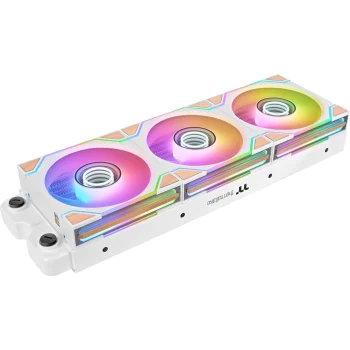 Datora ventilatori Thermaltake SWAFAN 120 EX INFINITY Snow Wood Edition, 3 gab., 120 mm, balti