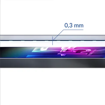 3mk HardGlass Max Lite aizsargstikls Apple iPhone 15 Pro Max