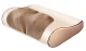 Shiatsu masāžas spilvens ar sildīšanas funkciju 24W bēšs/brūns