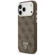 Guess 4G Triangle Logo MagSafe vāciņš priekš iPhone 18 Pro Max / 17 Pro Max, brūns