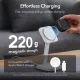 ESR Orbit HaloLock MagSafe maciņš Apple AirPods 4 austiņām, melns