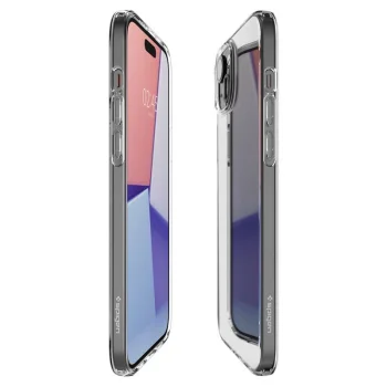 Spigen iPhone 15 Plus vāciņš Crystal Flex, caurspīdīgs