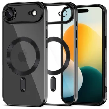Tech-Protect MagFlex MagSafe vāciņš priekš iPhone 17 Air, Clear Black