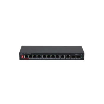 PFS3210-8GT2GF-96 10 pieslēgvietu Gigabit PoE slēdzis (8x PoE, 96W)