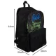 Kruzzel 24532 Skolas mugursoma ar apavu maisiņu, 22L, Gamer, melna