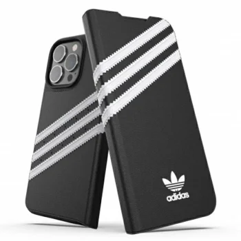 Adidas iPhone 13 / 13 Pro atverams vāciņš maciņš grāmatiņa OR Booklet PU, melns