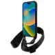 BMW M Edition Carbon Stripe & Strap vāciņš iPhone 16 Pro Max, melns