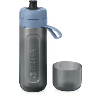 Ūdens filtrēšanas pudele Brita Fill & Go Active 0.6 l, ar 2 MicroDisc, zila