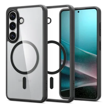 Spigen Ultra Hybrid Mag MagSafe vāciņš priekš Samsung Galaxy S26+, Clear Black