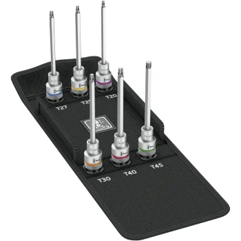 Wera 8767 C TORX HF 2 Zyklop TORX galviņu ar uzgaļiem komplekts ar fiksācijas funkciju, 6 gab.
