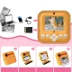 Wozinsky WDT-03 Bērnu Fotoaparāts Momentkamera ar Termoprinteri, Oranžs | Children Instant HD Digital Print Camera
