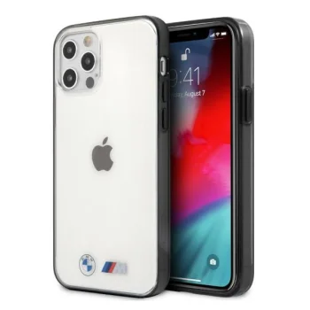 BMW iPhone 12 Pro Max vāciņš Sandblast, caurspīdīgs