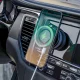 Dudao F24MAX auto turētājs ar 15W bezvadu lādētāju, MagSafe saderīgs, melns