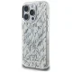 Karl Lagerfeld IML Karl Script Pattern MagSafe vāciņš Apple iPhone 16 Pro, Balts