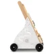 Attīstošs interaktīvs bērnu koka stumjamais staigulis RK-875 Ricokids | Wooden Push Walker