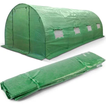 Plonos folija dārza siltumnīcai 3x4,5m (13,5m2), zaļa