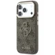 Guess 4G & Big Resin Logo vāciņš priekš iPhone 17 Pro / 18 Pro, brūns
