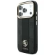 Guess 4G Stripe Round and Classic Logos MagSafe vāciņš iPhone 17 Pro Max / 18 Pro Max, melns