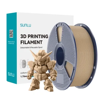 3D printera kvēldiegs Sunlu PLA+ 2.0 1.75mm, Oak