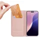 Dux Ducis iPhone 16 Pro Max atverams vāciņš maciņš grāmatiņa Skin Pro, rozā