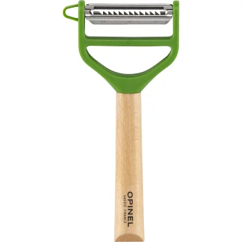 Dārzeņu mizotājs Opinel T-Duo Wood, bēšs / zaļš