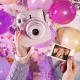 Fujifilm instax mini 12 tūlītējās drukas kamera, Blossom Pink