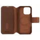 Decoded Leather Detachable Wallet MagSafe maciņš iPhone 16 Pro, brūns