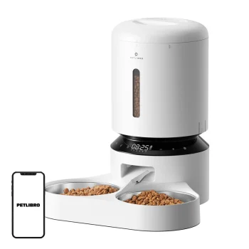 Automātiskā dzīvnieku barotava Petlibro Granary Double Bowl 5L (Balta)