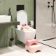 Ecotoys Bērnu tualetes poda sēdeklis ar pakāpieniem, rozā