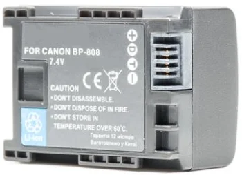 Extra Digital akumulators kamerām Canon BP-808, 7.4V, 890mAh