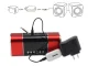 Bluetooth audio uztvērējs ar AUX 3.5mm un USB, melns