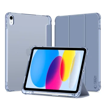 Tech-Protect SC Pen Hybrid vāciņš iPad 10 (2022), Zils / Caurspīdīgs