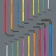 Seškanšu un Torx atslēgu komplekts Wera Big Pack Multicolour Set 1, 18 gab.