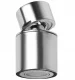 Grozāms Ūdens Aerators ar Dubulto Strūklu uz Šarnīra Jaucējkrāna Uzgalis, Sudrabs | Dual Swivel Faucet Aerator...