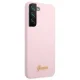 Guess Silicone Script vāciņš Samsung Galaxy S22 Plus, Lavandas rozā