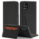 Magnet Card Case atverams vāciņš maciņš grāmatiņa Samsung Galaxy A12 5G, melns